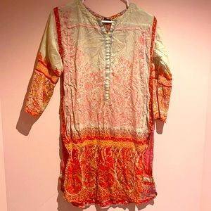 Jaret cotton sari dress